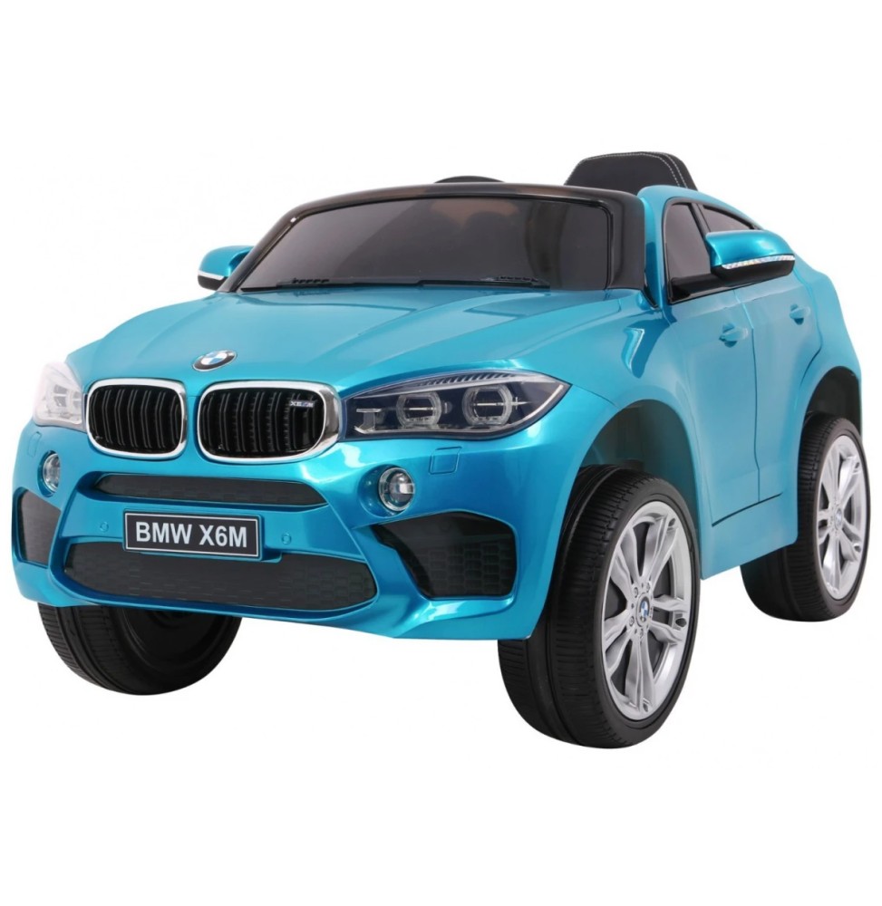 Mașină electrică BMW X6M pentru copii - albastră