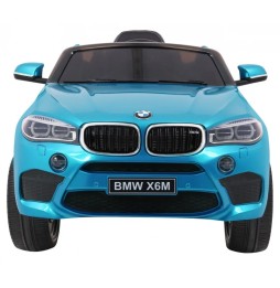 Mașină electrică BMW X6M pentru copii - albastră