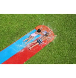 Tobogan dublu 488cm bestway cu patch pentru copii 3+