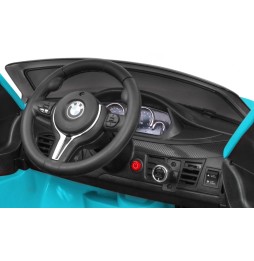 Mașină electrică BMW X6M pentru copii - albastră