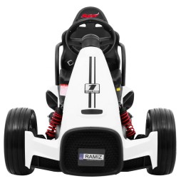 Gokart electric Bolid XR-1 pentru copii - Alb