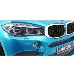 Elektryczne autko bmw x6m dla dzieci - niebieskie