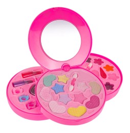 Kids Makeup Set with Mirror and Bag