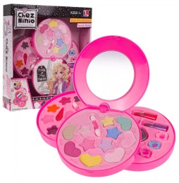 Kids Makeup Set with Mirror and Bag