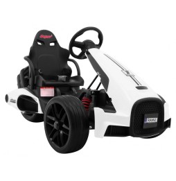 Gokart electric Bolid XR-1 pentru copii - Alb