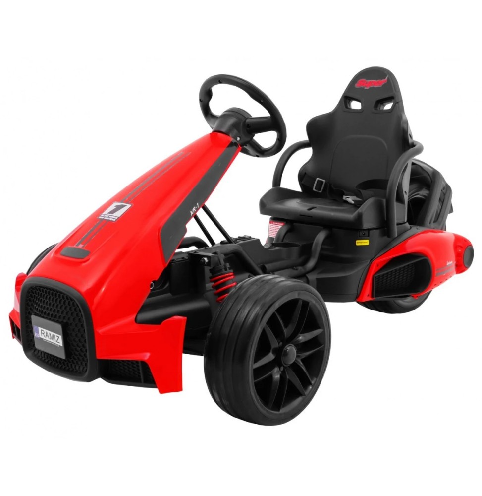 Gokart na akumulator Bolid XR-1 dla dzieci czerwony