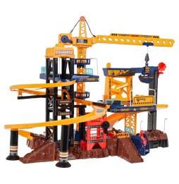 Garage with Construction Site Accessories for Kids