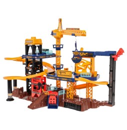 Garage with Construction Site Accessories for Kids