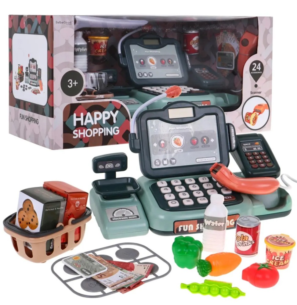 Interactive Cash Register for Kids 3+