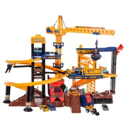 Garage with Construction Site Accessories for Kids