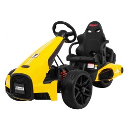 Gokart electric Bolid XR-1 galben pentru copii