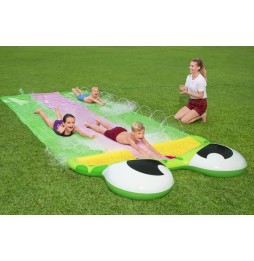 Triple Water Slide Frog for Kids Bestway 488cm