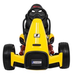 Gokart electric Bolid XR-1 galben pentru copii