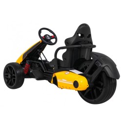 Gokart electric Bolid XR-1 galben pentru copii