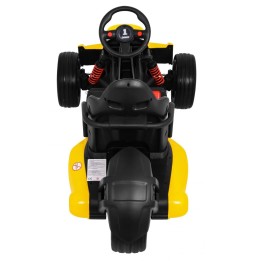 Gokart electric Bolid XR-1 galben pentru copii