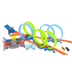 Race Track with 360 Degree Loops for Two Kids