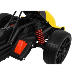 Gokart electric Bolid XR-1 galben pentru copii