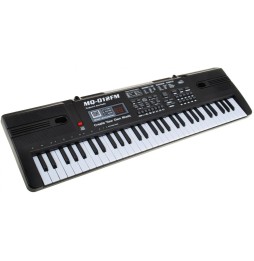 Keyboard edukacyjny dla dzieci z mikrofonem i radiem - model nr 012