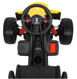 Gokart electric Bolid XR-1 galben pentru copii