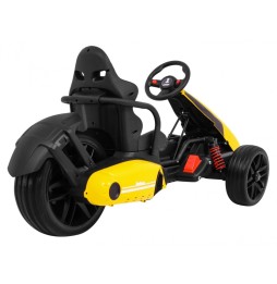 Gokart electric Bolid XR-1 galben pentru copii