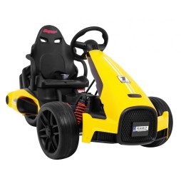 Gokart electric Bolid XR-1 galben pentru copii