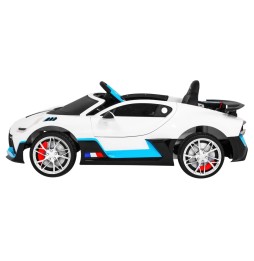 Bugatti Divo autko dla dzieci z pilotem i oświetleniem LED