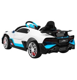 Bugatti Divo autko dla dzieci z pilotem i oświetleniem LED