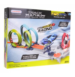 Race Track with 360 Degree Loops for Two Kids