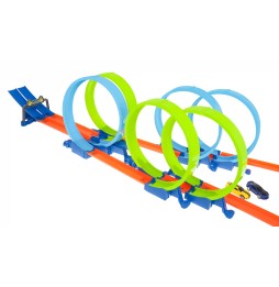 Race Track with 360 Degree Loops for Two Kids