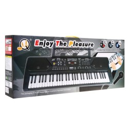 Keyboard with Microphone and Stand for Kids 5+