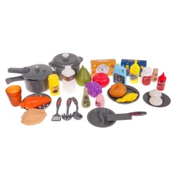 Interactive Kitchen Set for Kids with Sound and Water