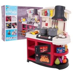 Interactive Kitchen Set for Kids with Sound and Water