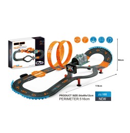 Mega circuit de curse racer 1:43 cu mașini RC