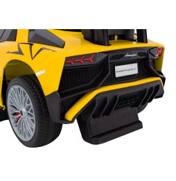 Jeździk pchaczek Lamborghini Aventador SV żółty