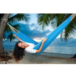 Double Hammock Arte Blue 230x150cm Comfort Style