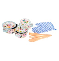 Kids' Aluminum Cooking Set with Accessories