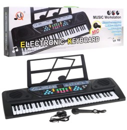 Keyboard for Kids with Microphone and Stand