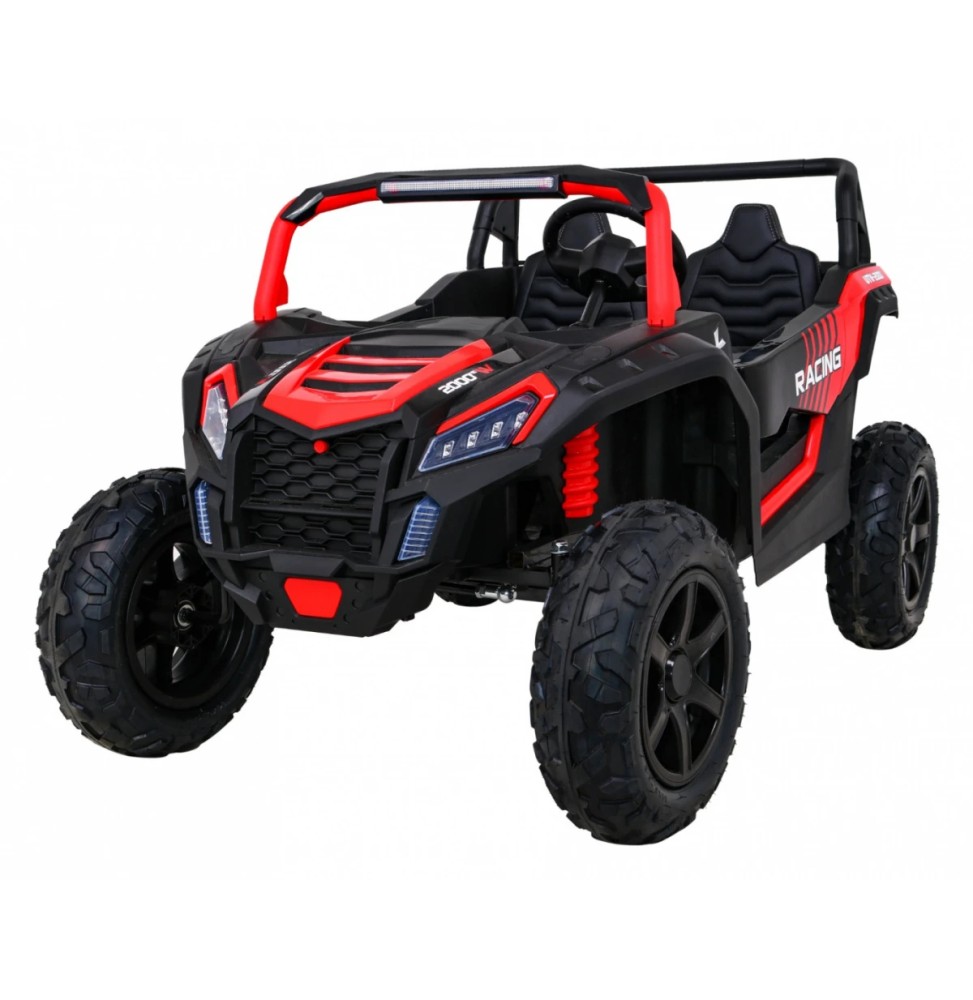 Buggy ATV STRONG Racing pentru 2 copii - roșu