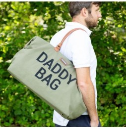 Childhome Daddy Bag Canvas Khaki - Comfort and Style