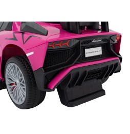 Autovehicul Lamborghini Aventador SV roz pentru copii