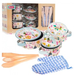 Kids' Aluminum Cooking Set with Accessories