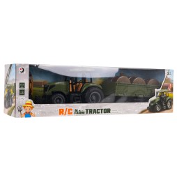 Remote Controlled Tractor with Trailer for Kids