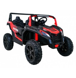 Buggy ATV STRONG Racing pentru 2 copii - roșu