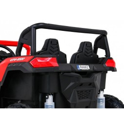 Buggy ATV STRONG Racing pentru 2 copii - roșu