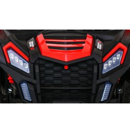 Buggy ATV STRONG Racing pentru 2 copii - roșu