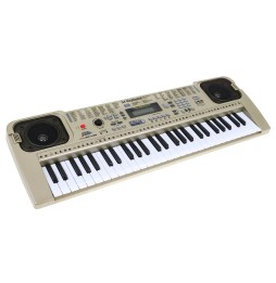 Keyboard z trybem lekcji dla dzieci 5+ z mikrofonem