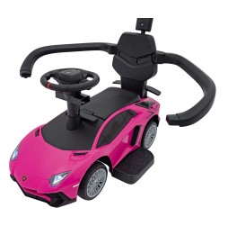 Pink Lamborghini Aventador SV Ride-On for Kids