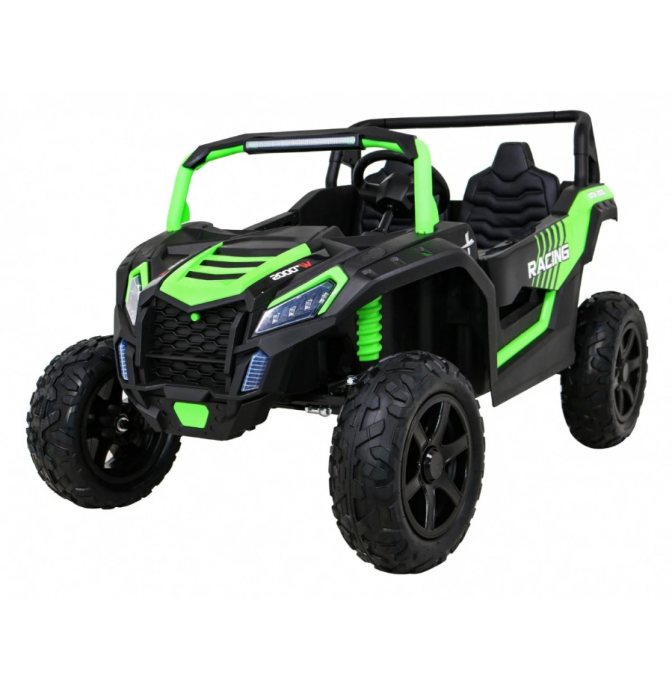 Buggy ATV Strong Racing pentru 2 copii - Verde