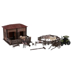 Farm with Tractor and Accessories for Kids