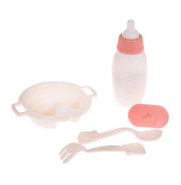 Doll Feeding Set with High Chair and Accessories